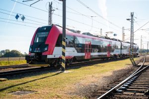 Elektrická jednotka Moravia pro Jihomoravský kraj. Pramen: Škoda Transportation