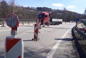 Oprava mostu na I/3 u Votic. Pramen: ŘSD