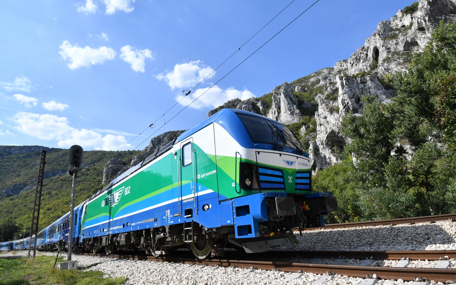 Vlak bulharských drah. Foto: BDŽ