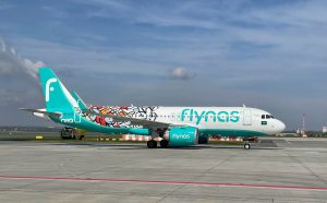 A320neo společnosti Flynas v Praze. Foto: Jan Sůra / Zdopravy.cz
