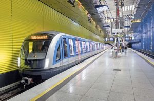 Soupravy metra C2  v Mnichově. Foto: Siemens