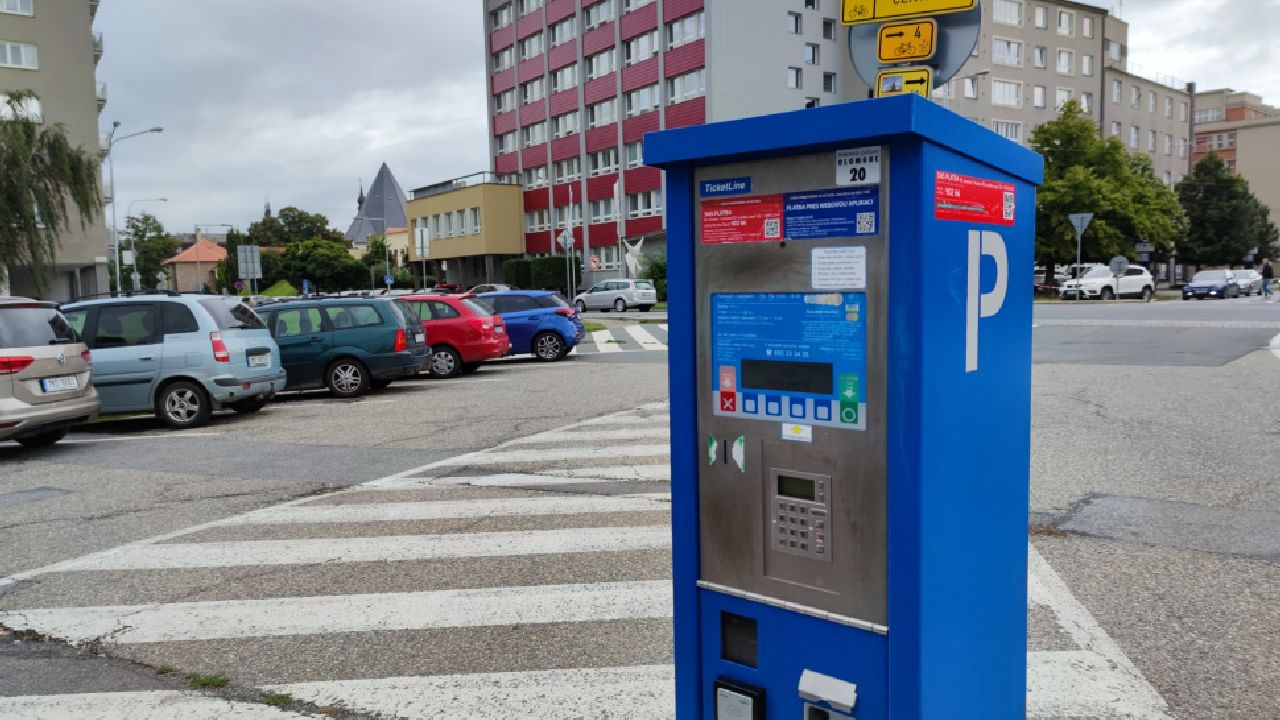 Parkovací automat v Olomouci. Foto: olomouc.eu
