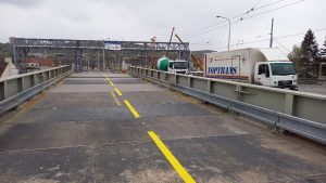 Mostní provizorium přes řeku Svitavu v Brně. Foto: ŘSD