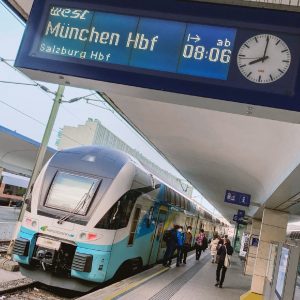 První jízda Westbahn mezi Vídní a Mnichovem. Foto: Westbahn