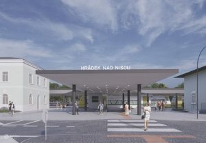 Nová podoba stanice Hrádek nad Nisou. Foto: AFRY CZ