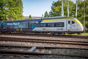 Vodíkový vlak Mireo Plus H od Siemensu. Pramen: Siemens Mobility