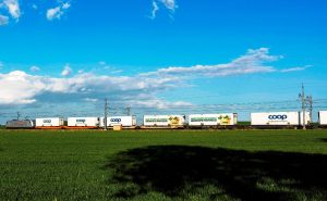 Zkušební jízda 838 metrů dlouhého vlaku. Foto: Kasper Dudzik / TX Logistik
