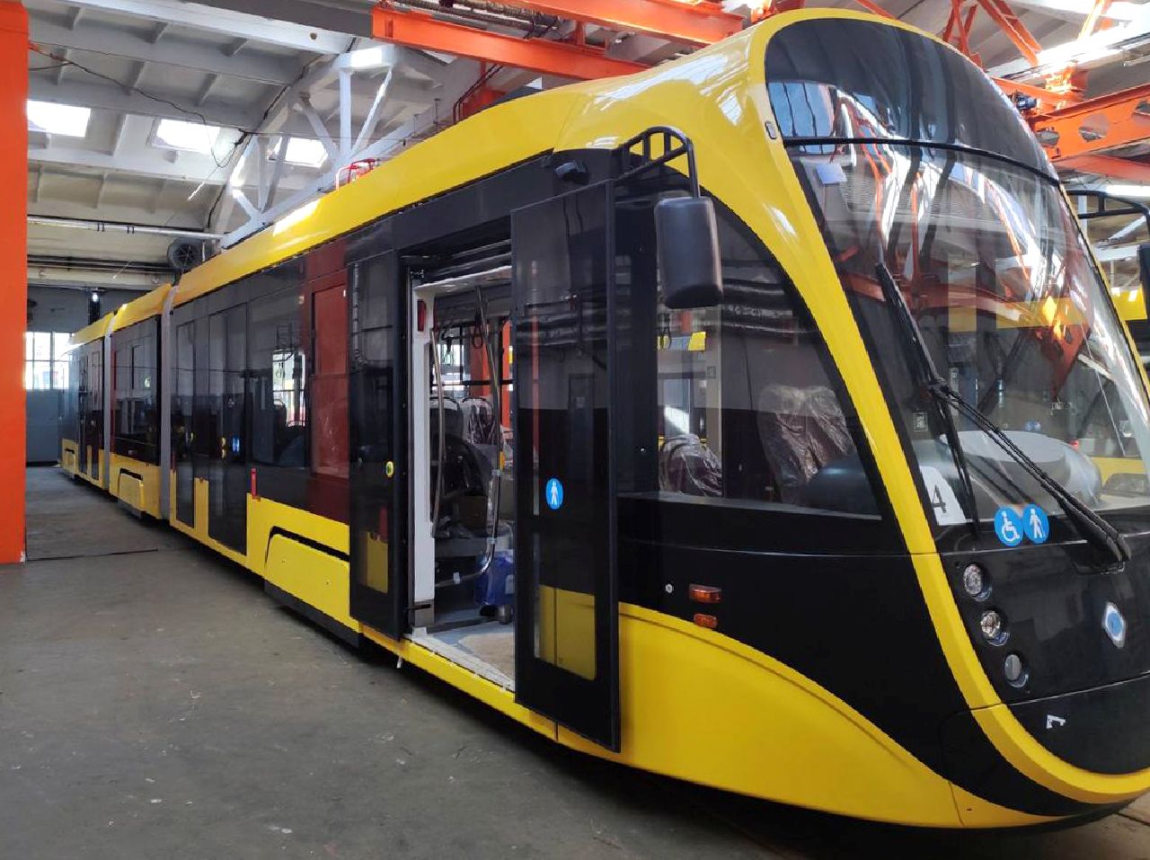 Nová tramvaj K1T306 pro Kyjev. Foto: kyivcity.gov.ua