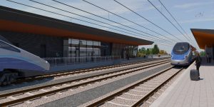 Vizualizace budoucí podoby stanice Brno-Královo Pole. Foto: rch.architects