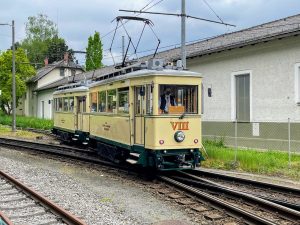 Historická tramvaj na Pöstlinberg. Foto: Jan Sůra / Zdopravy,cz