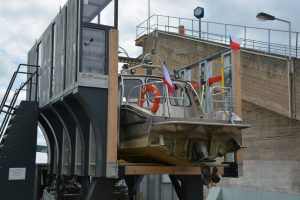 Lodní výtah na Orlíku prošel v letech 2019 až 2022 modernizací. Pramen: MDČR
