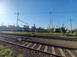 Srážka pendolina a lokomotivy v Bohumíně. Foto: Drážní inspekce