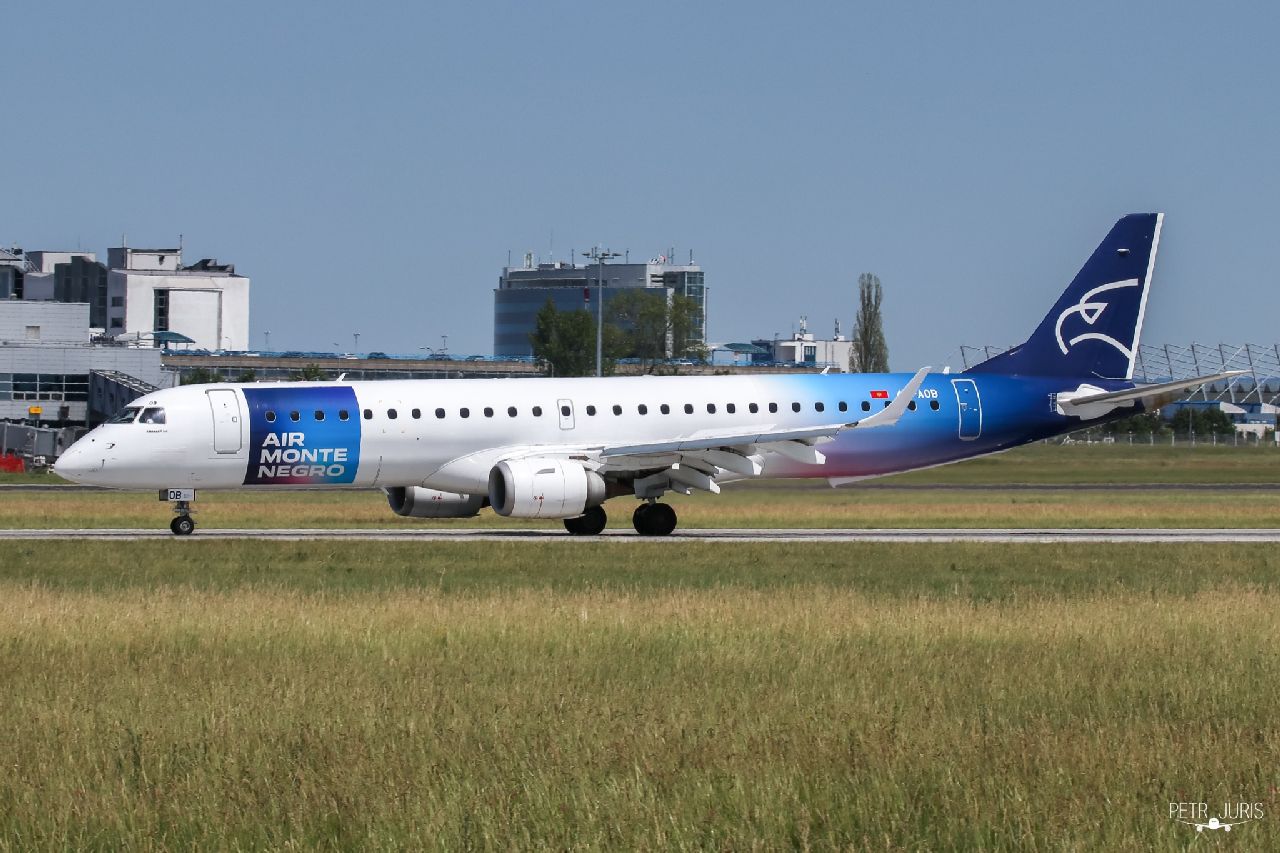 První let Air Montegro v Praze. Foto: Petr Juris