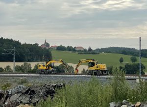 Na novém koridoru u Heřmaniček se stále pracuje. Autor: Zdopravy.cz/Jan Šindelář