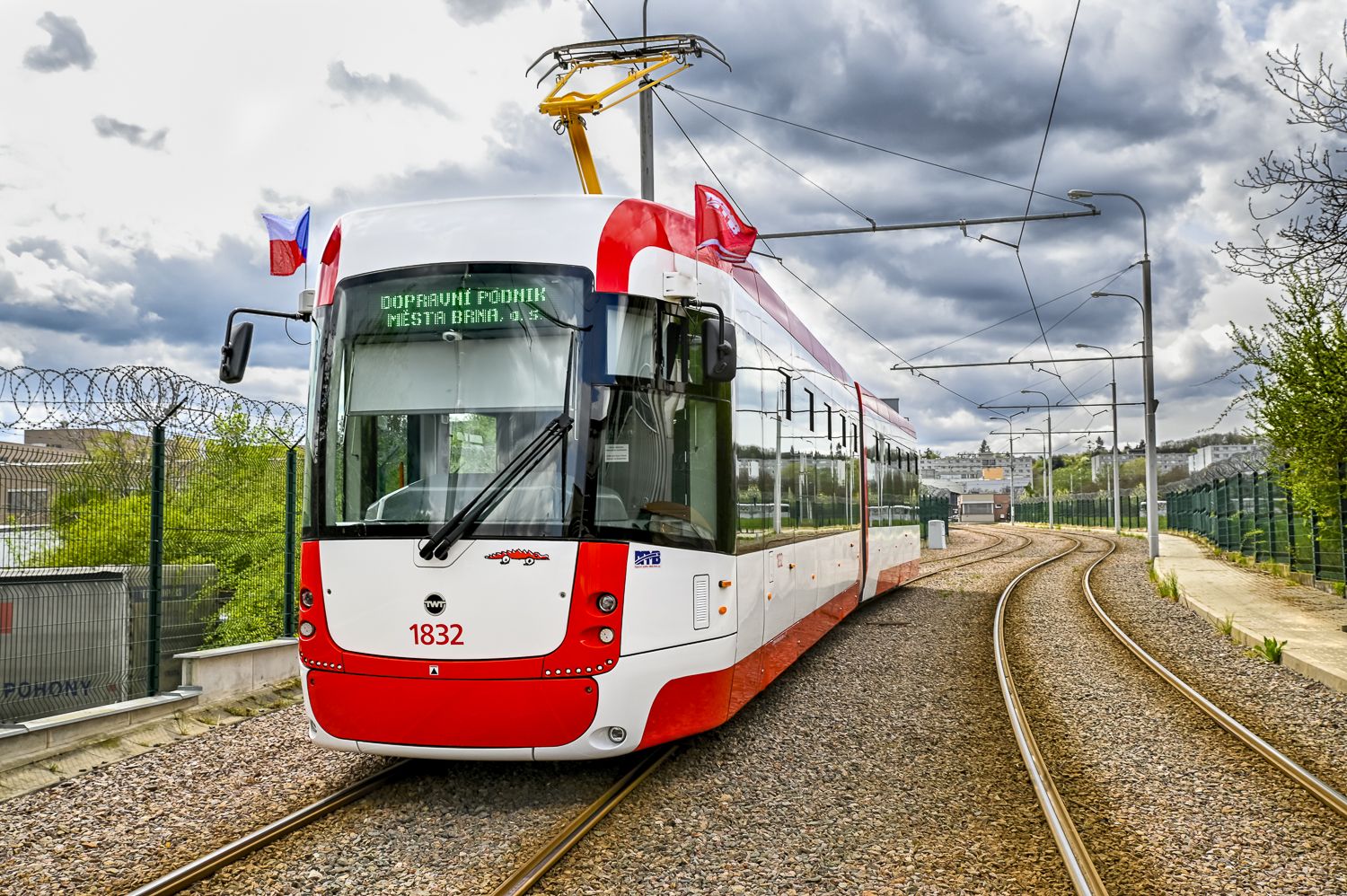 Brněnská tramvaj EVO2 (Drak). Pramen: DPMB