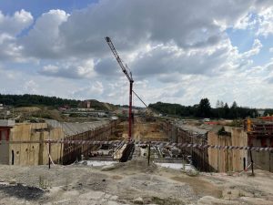 Stavba tunelu Pohůrka na D3 (srpen 2022). Autor: Zdopravy.cz/Jan Šindelář