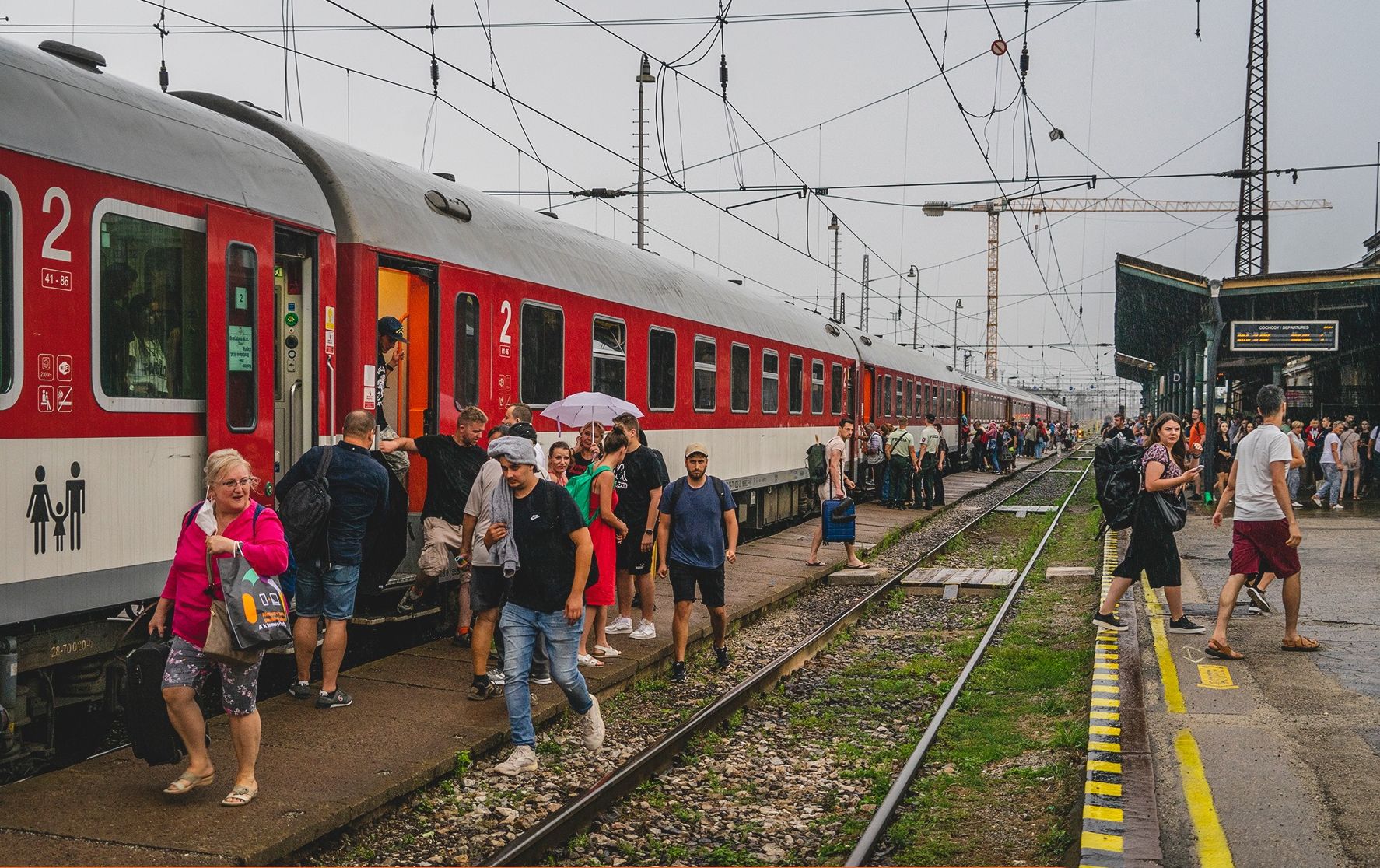 Vlak ZSSK v Žilině. Foto: ZSSK