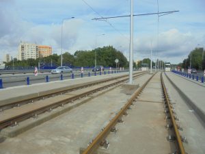 Opravený tramvajový most na Plzeňské ulici v Ostravě. Foto: DPO