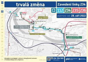 Mapa změn autobusových linek u pražské ZOO. Foto: Ropid