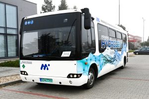 Vodíkový autobusy slovenské firmy mobility & innovation production. Pramen: město Brno/Marie Schmerková