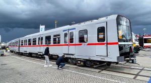 Siemens přivedl i na ukázku nové metro pro Vídeň. Foto: Jan Sůra / Zdopravy.cz