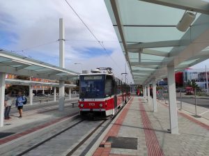 První jízda tramvaje na nové trati ke Kampusu Bohunice. Foto: Adam Zemek