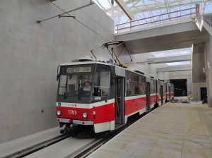 První jízda tramvaje na nové trati ke Kampusu Bohunice. Foto: Adam Zemek