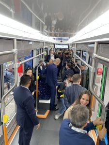 Interiér tramvaje Škoda 36T. Foto: Jan Sůra / Zdopravy.cz