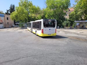 Autobusy ve Splitu. Foto: Aleš Petrovský