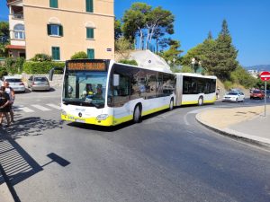 Autobusy ve Splitu. Foto: Aleš Petrovský