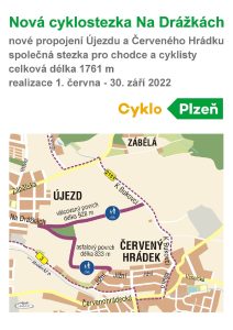 Trasa nové cyklostezky v Plzni. Foto: Plzen.eu