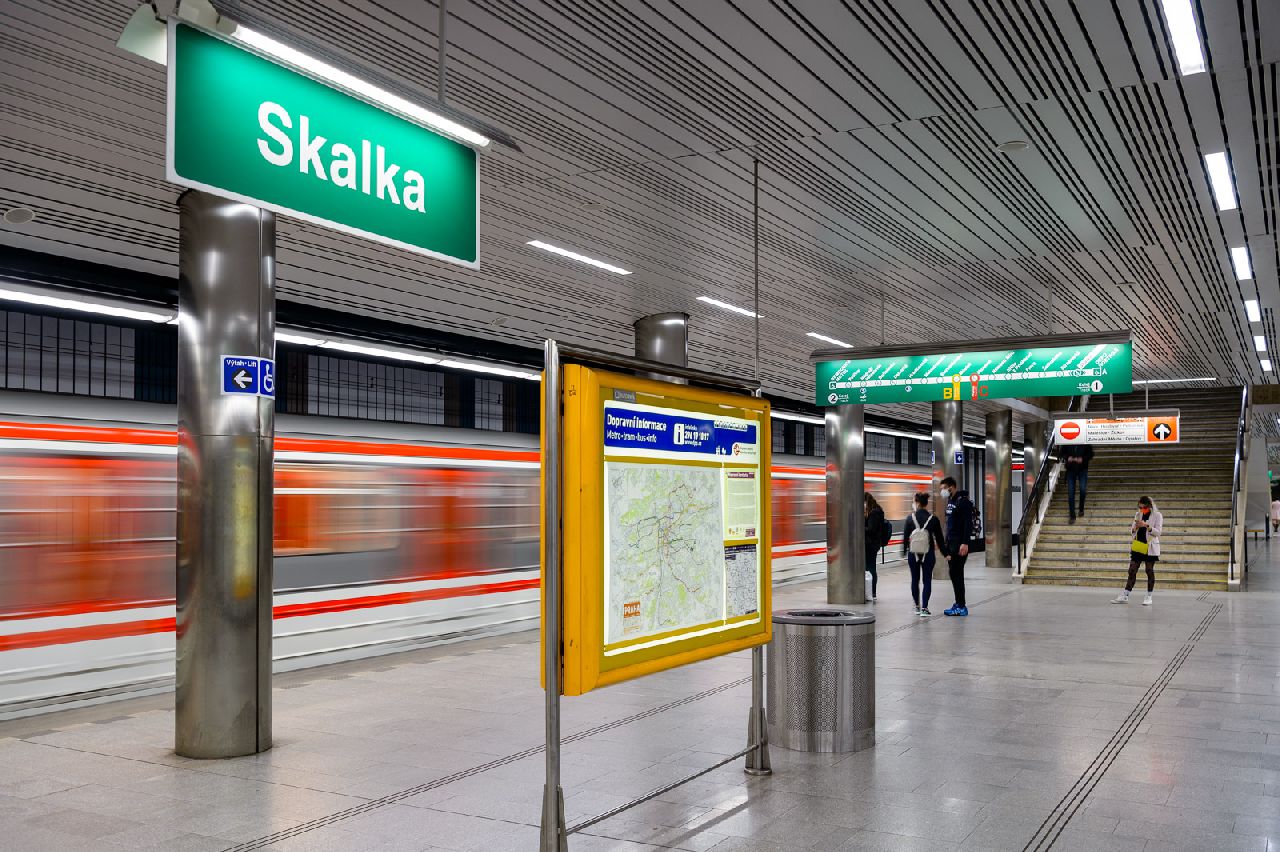 Stanice metra Skalka. Foto: Petr Hejna / DPP