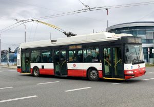První jízda trolejbusu na trati Čakovice - Letňany (6. října 2022). Autor: DPP/Daniel Šabík