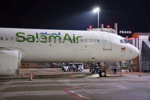 A321neo společnosti SalamAir v Praze. Foto: Letiště Praha