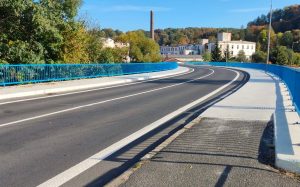Silnice II/262 po rekonstrukci. Foto: Eurovia CS