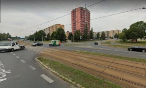 Křižovatka ulic Vejprnická a Křimická v Plzni. Foto: Google Street View