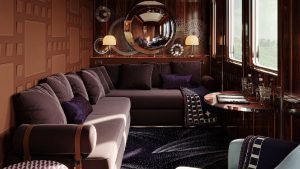 Podoba interiéru pro nový Orient Express. Foto: Accor 