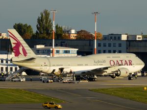 Boeing 747-8 BBJ Qatar Amiri Flight v Praze. Foto: Rosťa Kopecký / Flyrosta.com