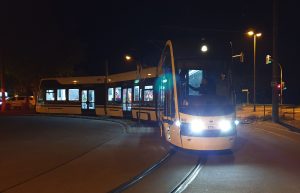 První jízda nové škodovácké tramvaje na síti rnv. Pramen: rnv