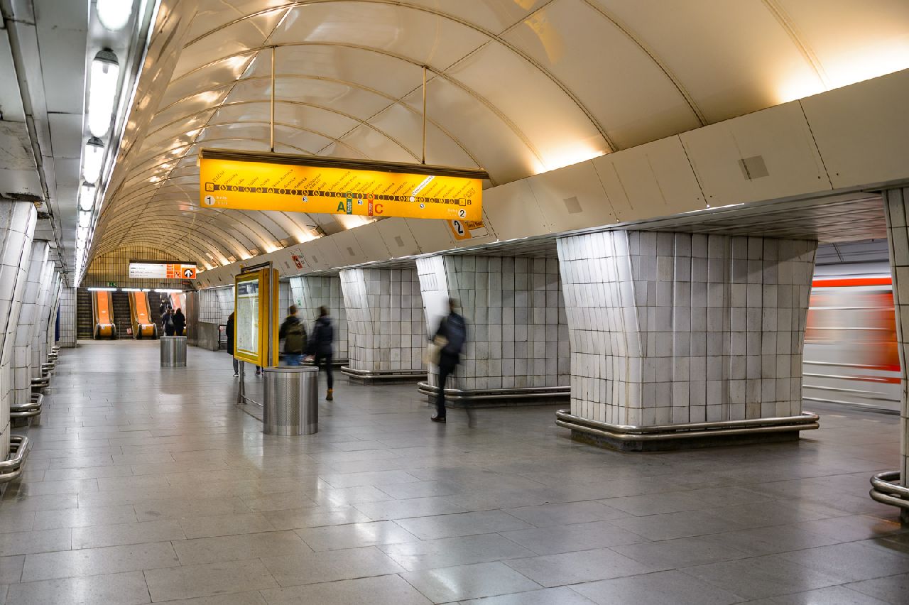 Metro B, stanice Českomoravská. Foto: Petr Hejna /DPP