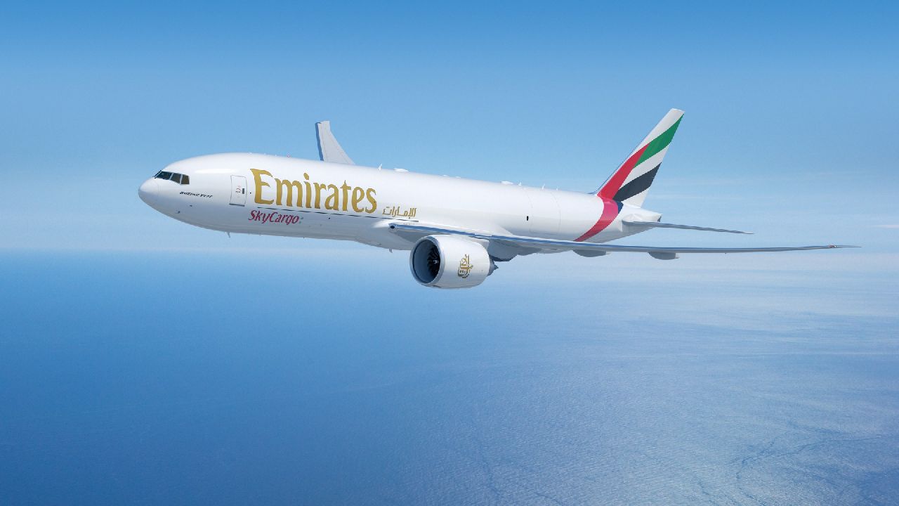Boeing 777F v barvách Emirates. Foto: Emirates
