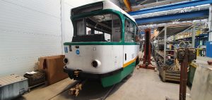 Oprava tramvají T3 z Liberce v Ostravě. Foto: Škoda Ekova