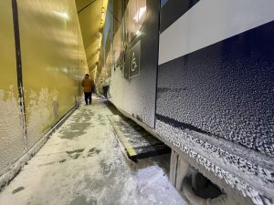 Testování RegioPanteru v klimatickém tunelu společnosti RTA ve Vídni (listopad 2022). Autor: Zdopravy.cz/Jan Šindelář