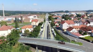 Vizualizace budoucí podoby tratě Plzeň - st. hranice SRN. Pramen: Správa železnic