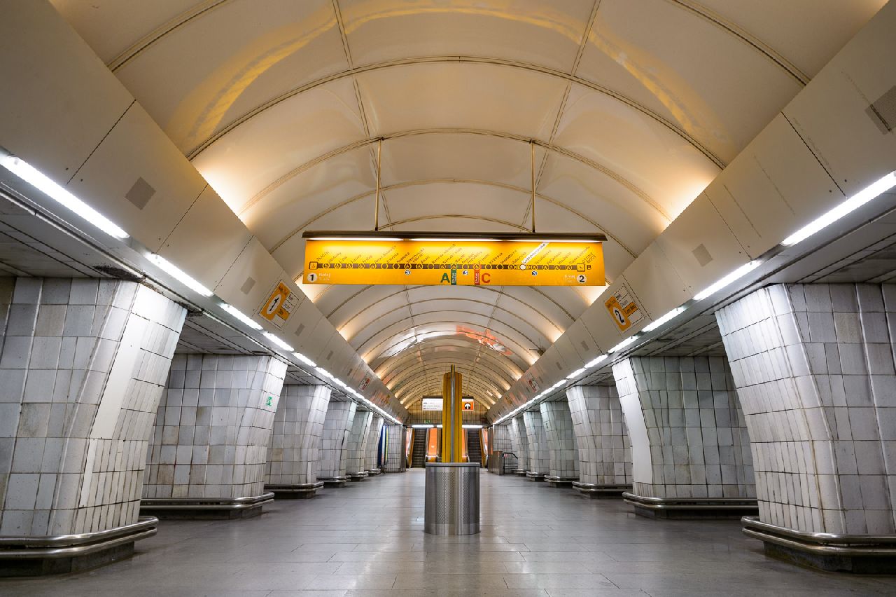 Metro B, stanice Českomoravská. Foto: Petr Hejna /DPP
