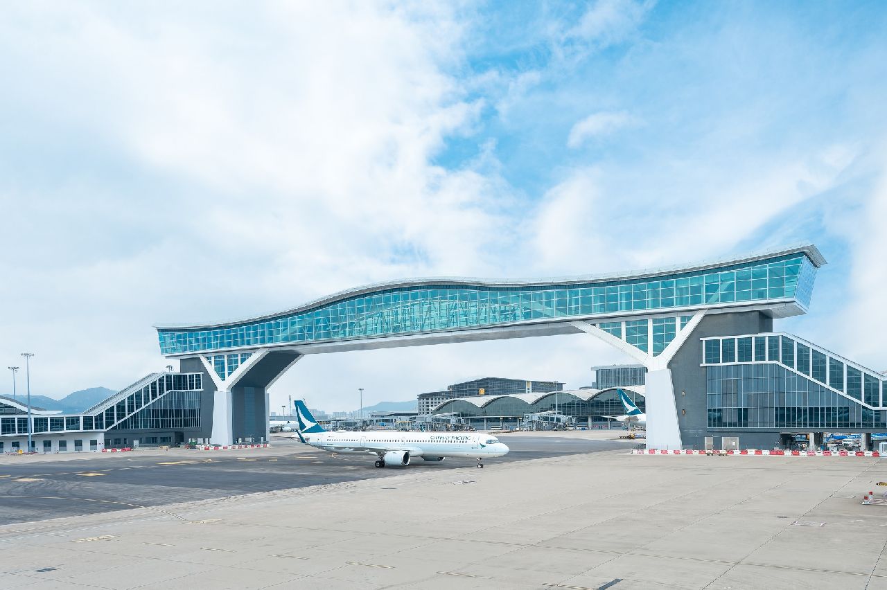 SkyBridge v Hongkongu. Foto: HKIA