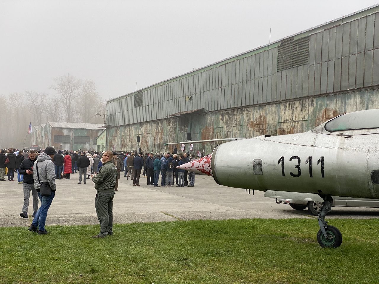 Protest proti rušení letiště Líně. Foto: Rosťa Kopecký / Flyrosta.com