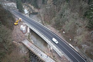 Nové mosty na silnici do Pece pod Sněžkou. Foto: Královéhradecký kraj
