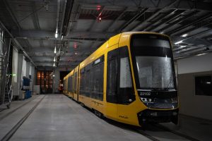 Nová tramvaj TINA v Darmstadtu. Foto: Stadler Rail