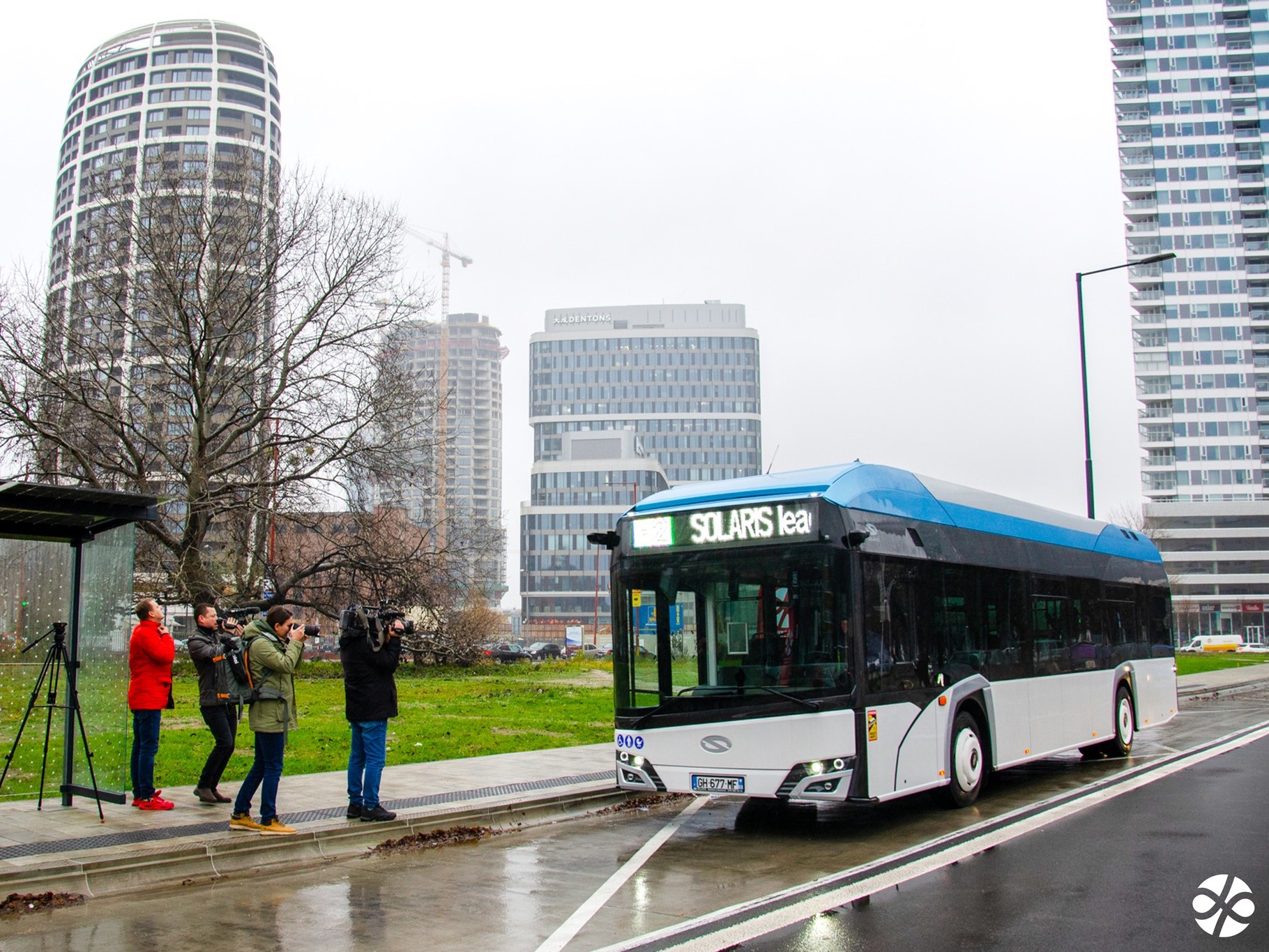 První městský vodíkový autobus dorazil do Bratislavy Foto: DPB